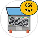 Changement de clavier d'ordinateur portable Asus