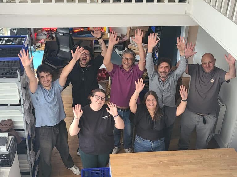 Équipe atelier du portable intérieur