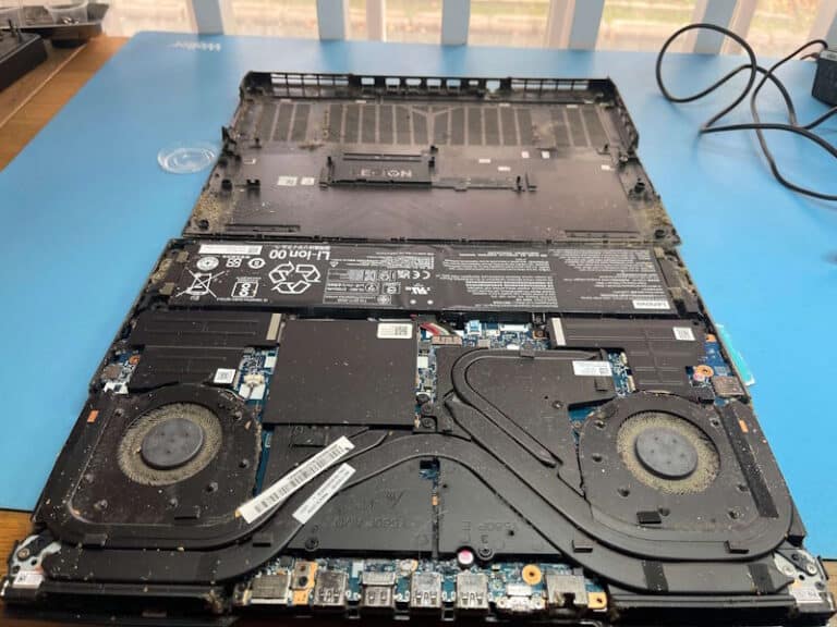 exemple de réparation Lenovo réalisée dans notre atelier à Paris