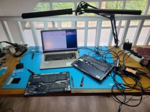 exemple de réparation dans notre atelier à paris