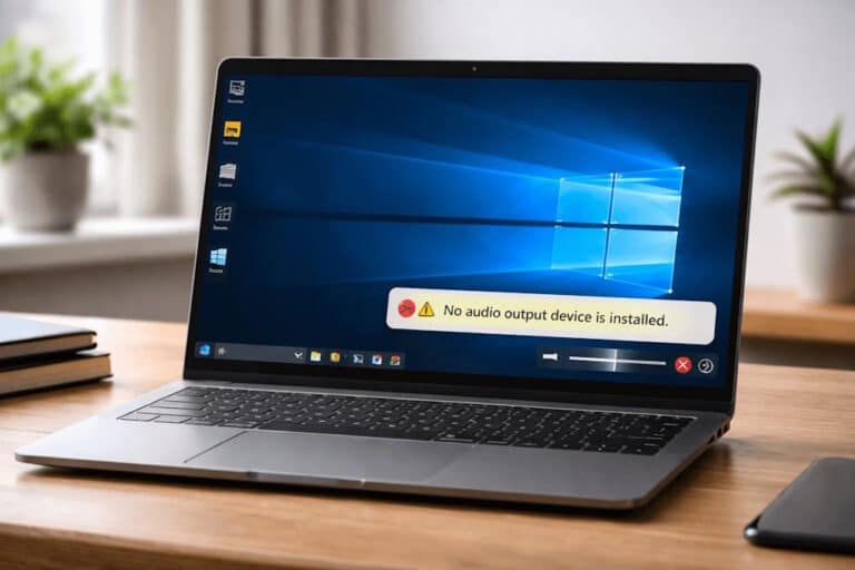 pc avec probl&egrave;me de son